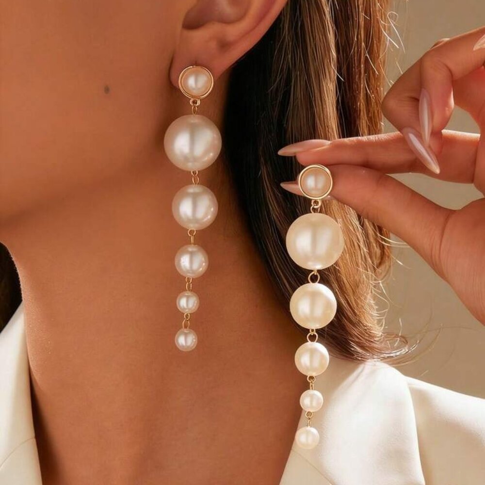 Pearl Drop Earrings NWOT!!!!!!